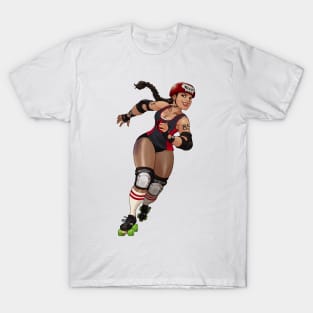 Seoul Stealer - roller derby star T-Shirt